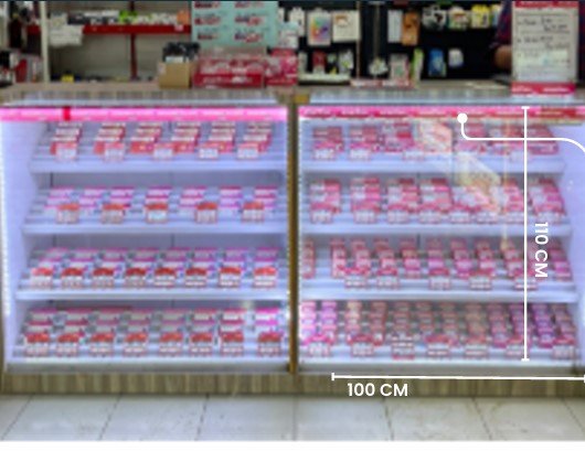 Etalase Perdana & Voucher P100 cm