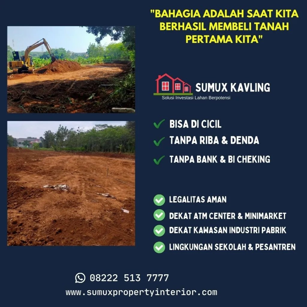 Tanah Kavling Lokasi Buaran